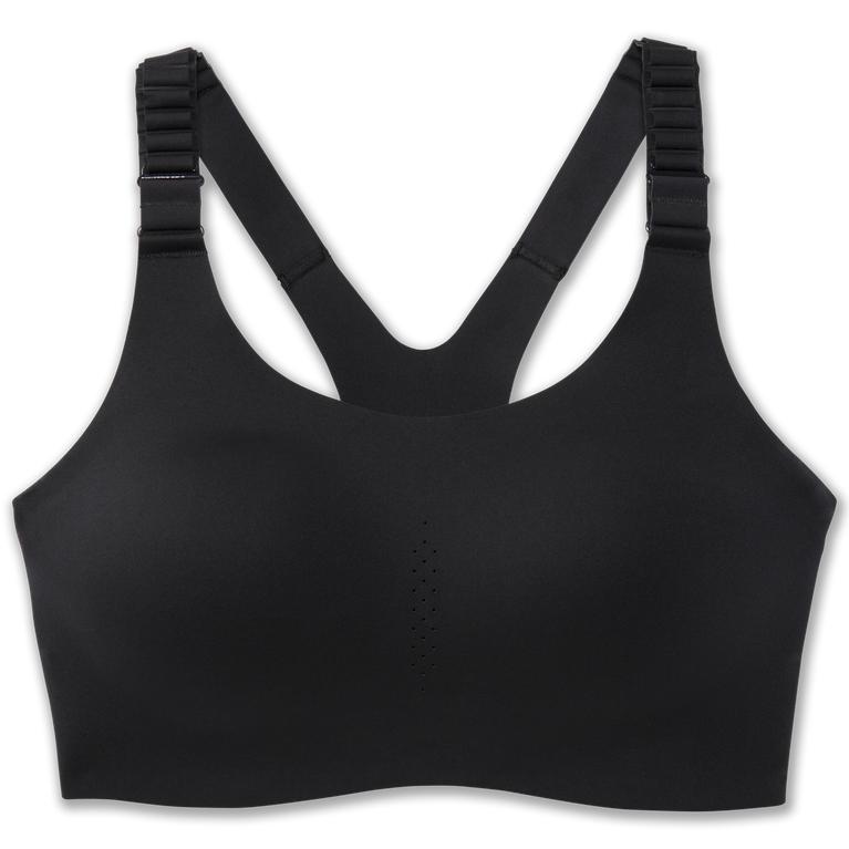 Brooks Dare Racerback 2.0 Sports Running Bra - Women's - Black (25417-OXKU)